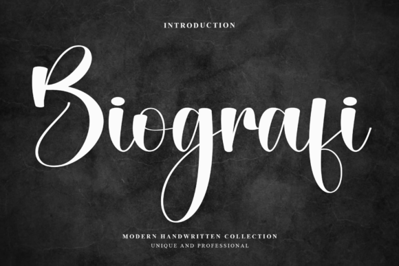 Biografi Font for Eye-Catching Campaigns