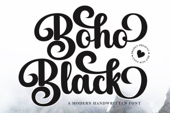 Boho Black Font Review