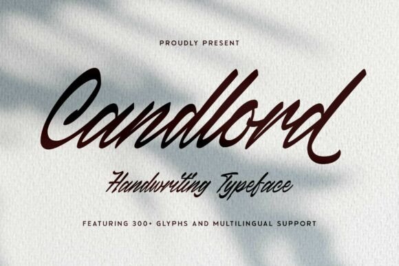 Canlord: A Playful Brush Font