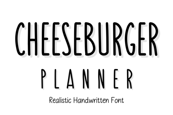 Cheeseburger Planner Font
