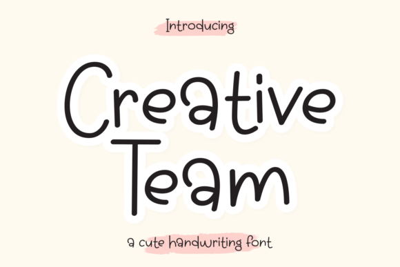 Creative Team Font for Web Design