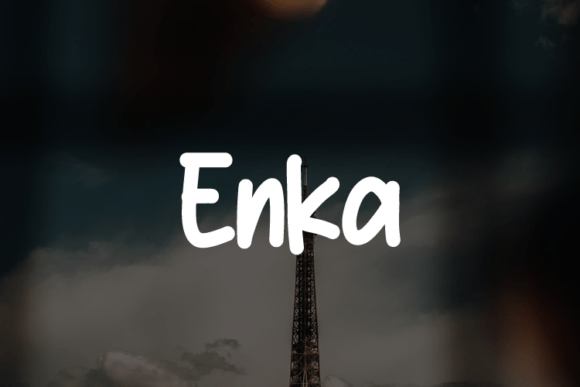 Enka: A Script Font for Business Branding