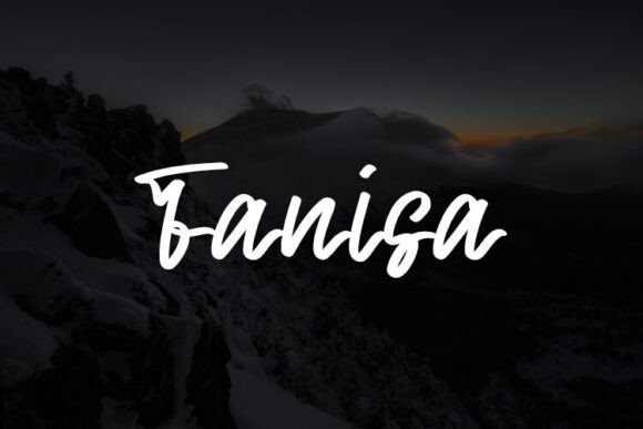 Fanisa Font: A Script Handwritten Touch
