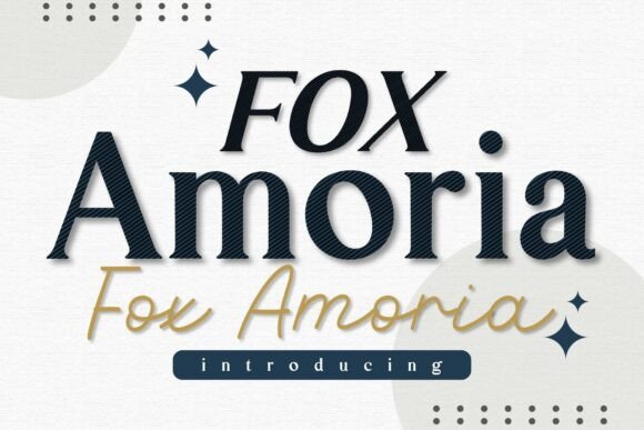 Fox Amoria Font for Editorial Design