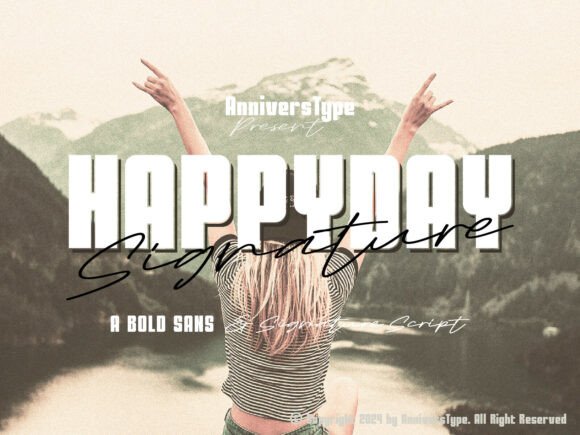 Happyday Duo Font for Web Design