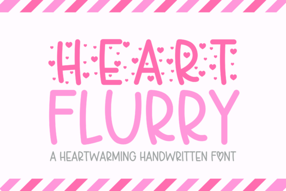 Heart Flurry Font for Creative Branding