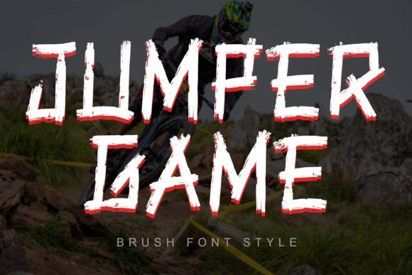 Jumper Game Font for Creative Projects