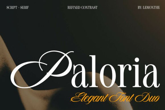 Paloria Duo: Elegant Serif Font for Branding