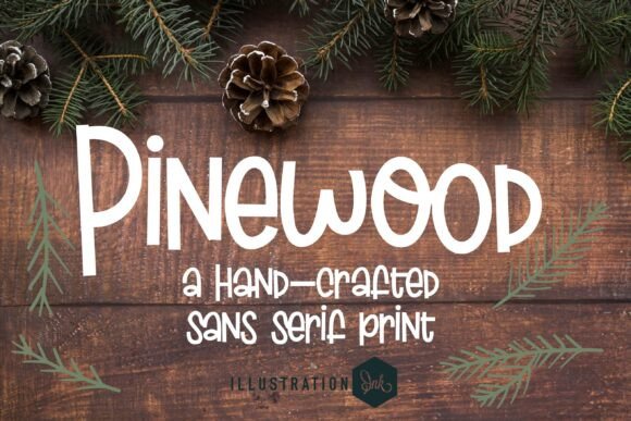 Pinewood Font: Whimsical Script for Digital Campaigns