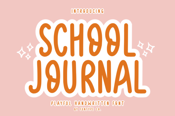 School Journal Font for Creative Projects