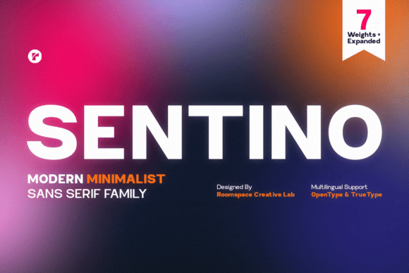 Sentino: A Clean Font for Business Branding