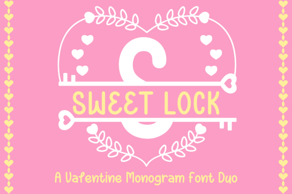 Sweet Lock Monogram Font
