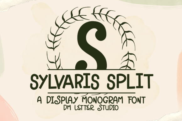 Sylvaris Split Monogram Font