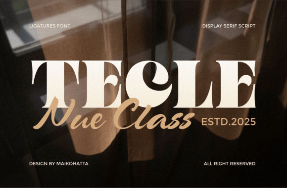 Tecle Duo Font for Elegant Design