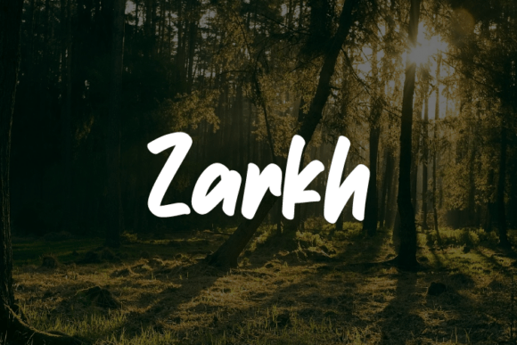 Zarkh: A Modern Typeface for Elegant Design